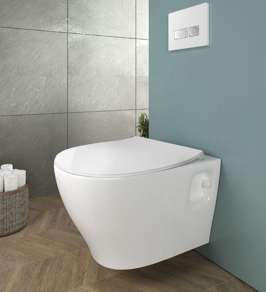 ALBA WC suspendat 52,5&times;36&times;40 cm, capac dur slow-closing i11201 foto