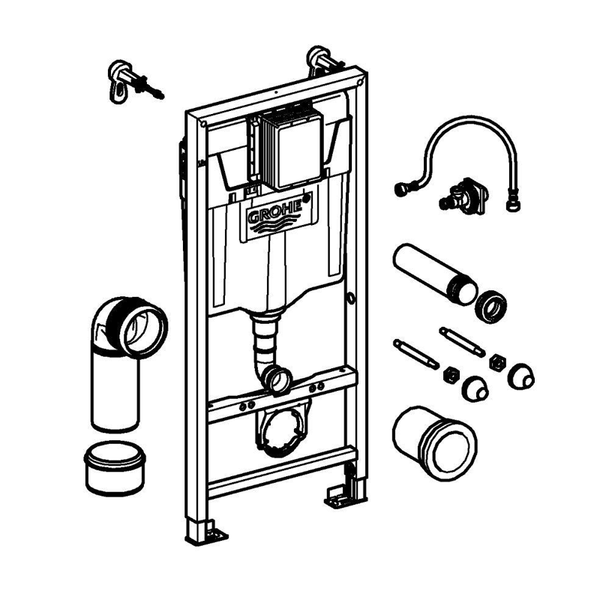 Инсталляция для унитаза GROHE Rapid SL 38536001 38536001 фото