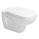 Унитаз подвесной Duravit D-CODE Rimless, 56,5*40*45см 45700900A1 фото 1