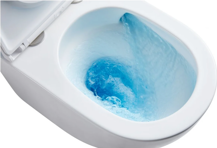 WC compact BILOVEC TWIST cu rezervor (61*36,5*82,5 cm), scaun solid cu &icirc;nchidere lentă Slim с06500903TW foto