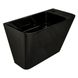 Lavoar TEO black 50 * 28 * 35cm monobloc montat pe perete 13-88-601black foto 1