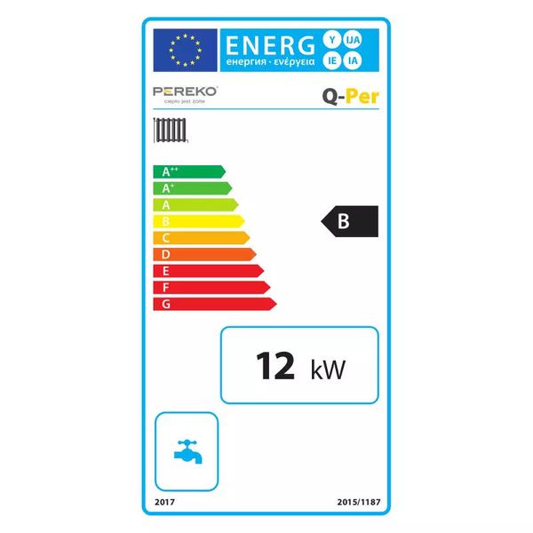 Cazan pe combustibil solid Pereko Q-Per 12 kW 687 foto