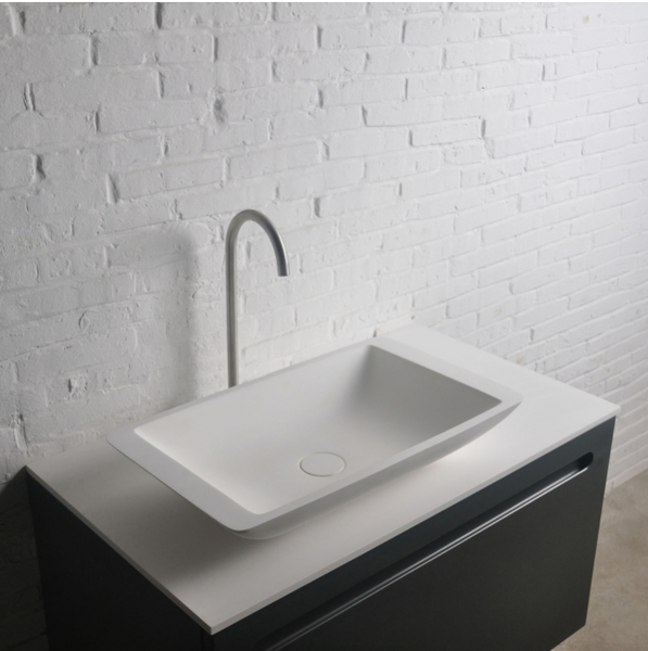 Baterie de blat din piatră Solid surface, 59.5*34.5*10.5cm 13-40-859 foto