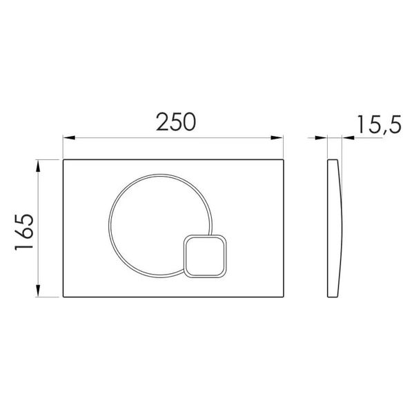 IMPRESE i7115, buton de întors, crom, plastic i7115PC foto